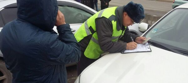 Жол кайгуул кызматкери. Архив - Sputnik Кыргызстан