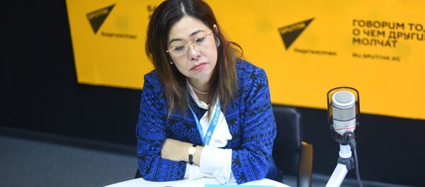 Руководитель Детского фонда ООН (ЮНИСЕФ) в Кыргызстане Юкиэ Мокуо - Sputnik Кыргызстан