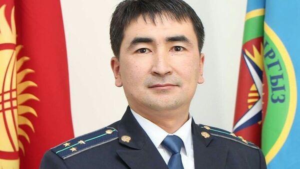 Пресс-секретарь Государственной таможенной службы КР Жаманак Мусурканов - Sputnik Кыргызстан