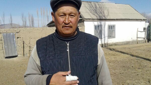 Житель села Калкагар Шаршенбек Абакиров - Sputnik Кыргызстан