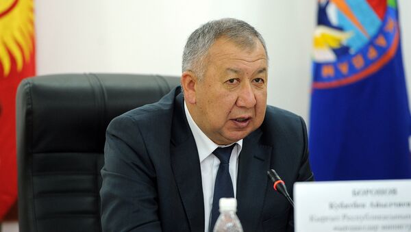 Архивное фото министра чрезвычайных ситуаций Кубатбека Боронова - Sputnik Кыргызстан