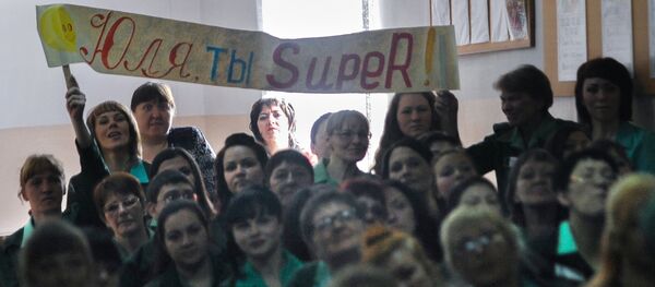 Конкурс красоты среди заключенных Мисс весна - 2017 в Приморском крае Конкурс красоты среди заключенных Мисс весна - 2017 в Приморском крае - Sputnik Кыргызстан