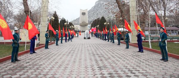 Праздование дня национального головного убора Ак калпак в Оше Праздование дня национального головного убора Ак калпак в Оше - Sputnik Кыргызстан