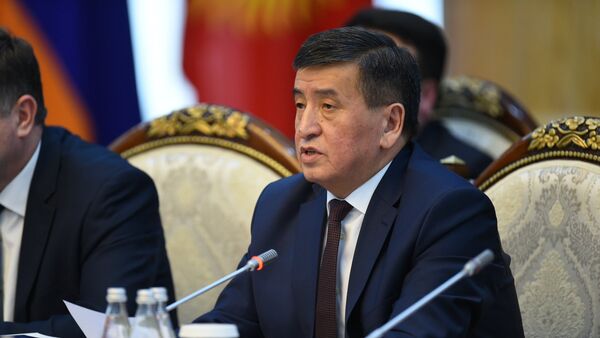 Президент Сооронбай Жээнбеков. Архивное фото - Sputnik Кыргызстан