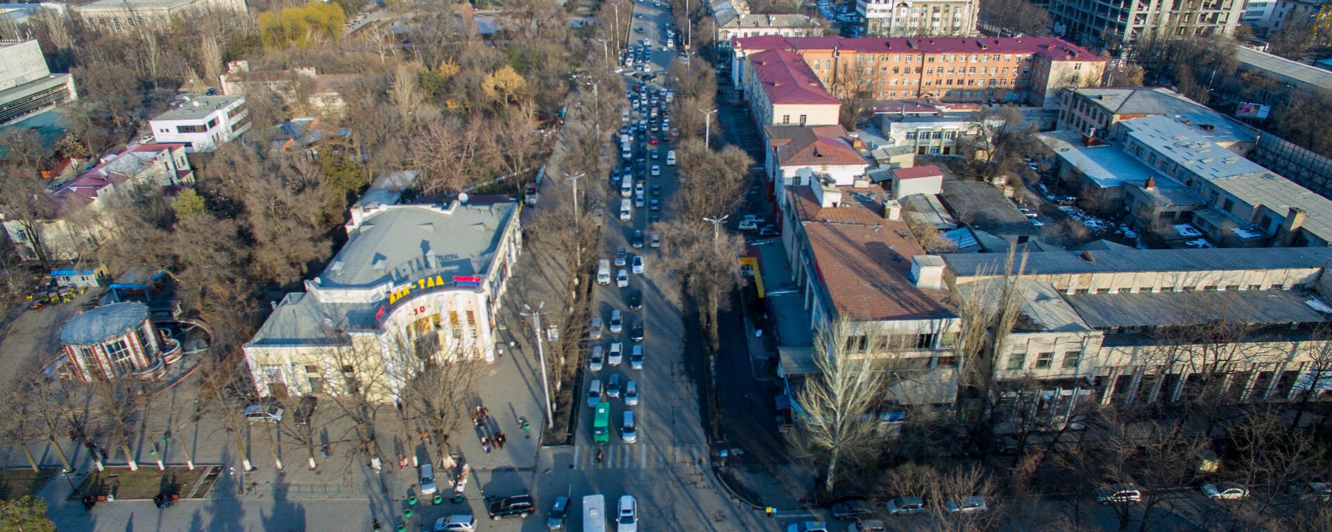 Вид на город Бишкек с дрона - Sputnik Кыргызстан, 1920, 01.03.2026