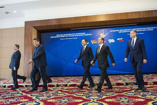Заседание премьер-министров стран Евразийского экономического союза в Бишкеке - Sputnik Кыргызстан