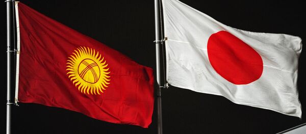 Флаги Кыргызстана и Японии - Sputnik Кыргызстан