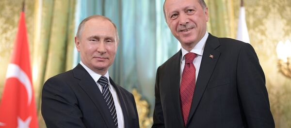 Президент РФ В. Путин принял участие в заседании Совета сотрудничества высшего уровня между РФ и Турцией - Sputnik Кыргызстан