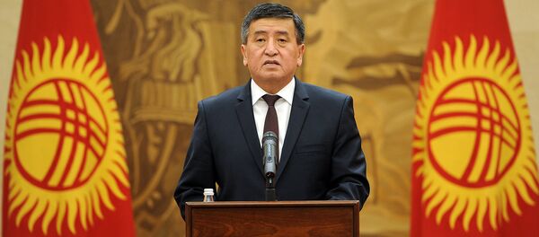 Кандидат в президенты КР Сооронбай Жээнбеков. Архивное фото - Sputnik Кыргызстан