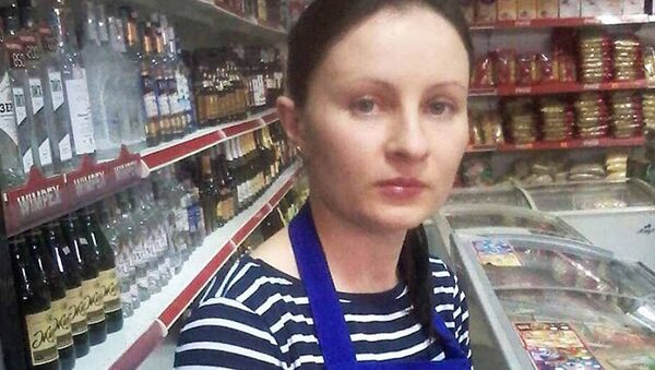 Продавщица магазина в Казахстане Нина Калимова - Sputnik Кыргызстан