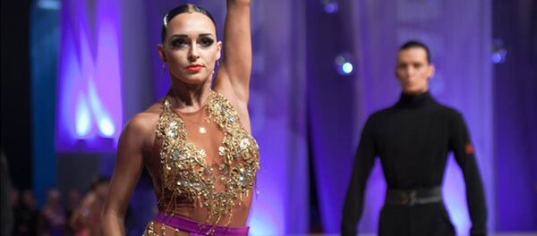 Спорт бийи боюнча жуптар Алексей Кибкало менен Татьяна Когадей. Архив - Sputnik Кыргызстан