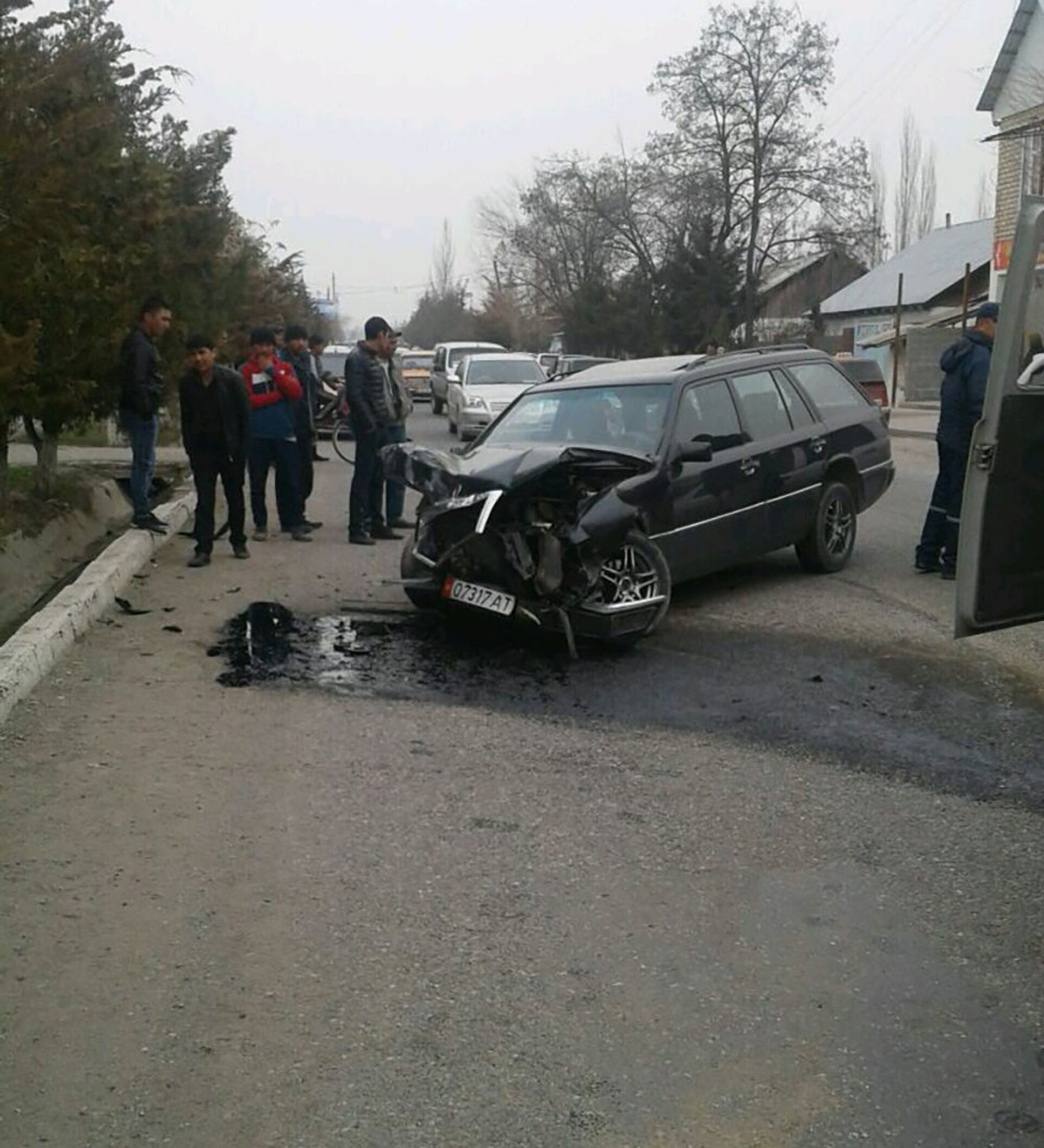 Машины всмятку — ДТП в Базар-Коргоне обошлось без жертв