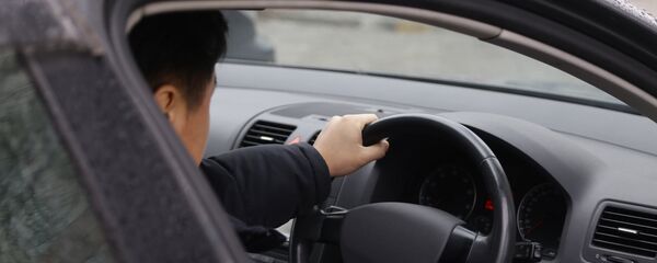Мужчина за рулем автомобиля - Sputnik Кыргызстан