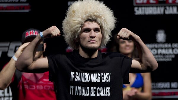 Российский боец UFC Хабиб Нурмагомедов. Архивное фото - Sputnik Кыргызстан