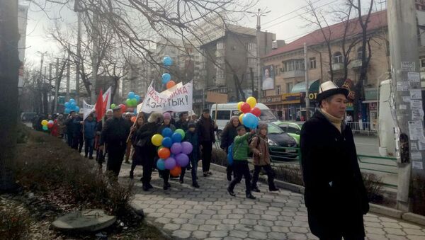 Марш За политические права и свободу слова - Sputnik Кыргызстан