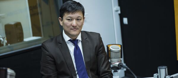 Ведущий менеджер программы Консультации малого бизнеса Европейского банка реконструкции и развития (ЕБРР) в Кыргызстане Бакай Джунушов во время интервью Sputnik Кыргызстан - Sputnik Кыргызстан