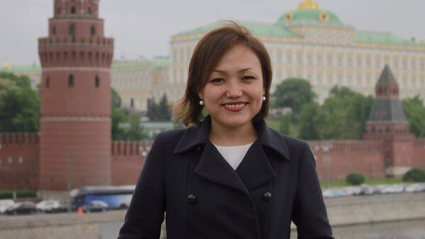 Журналист Аида Касымалиеванын архивдик сүрөтү - Sputnik Кыргызстан