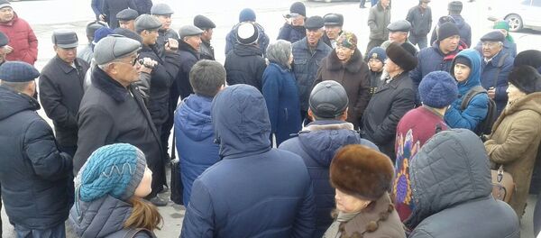 Нарын шаарынын тургундары электр энергиясын арзандатуу талабы менен кайтадан митингге чыгышты - Sputnik Кыргызстан