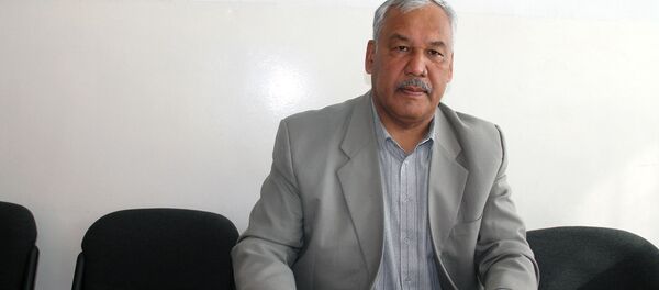 ӨКМдин алдындагы Кыргыз гидрометеорология агенттигинин директорунун орун басары Рыскелди Асанкожоев - Sputnik Кыргызстан