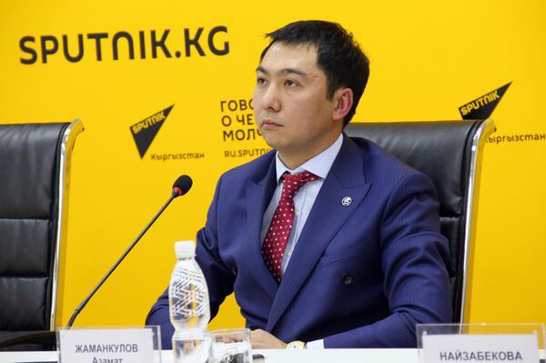 Глава Департамента туризма КР Азамат Жаманкулов - Sputnik Кыргызстан