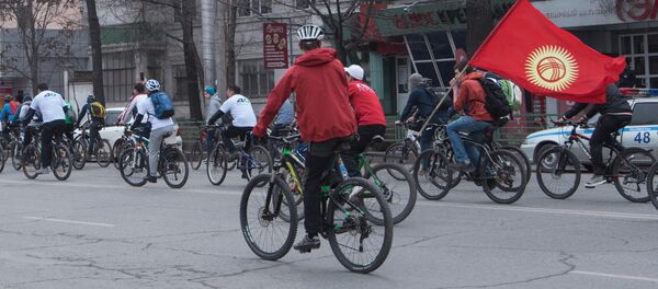 Бишкектеги велосезондун ачылышы 1500 киши катышты - Sputnik Кыргызстан