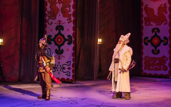 В Бишкеке представлена первая кыргызская опера Ай-Чурек в трех действиях по мотивам народного эпоса Манас - Sputnik Кыргызстан