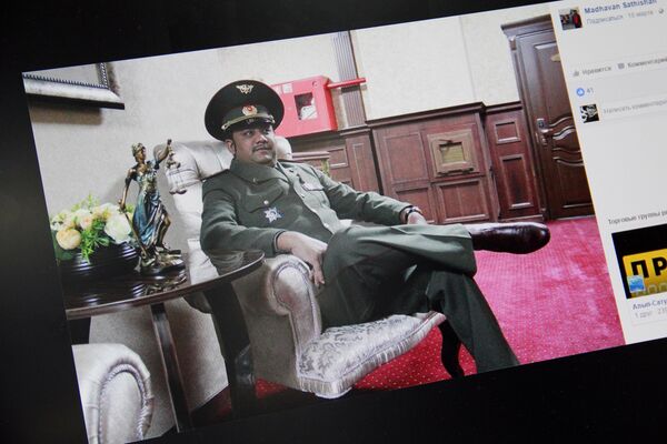 Снимок с социальной сети Facebook пользователя Madhavan Sathishan. Бизнесмен из ОАЭ Шейх Мухаммед Рафик - Sputnik Кыргызстан