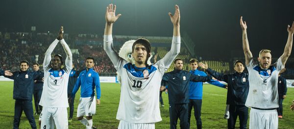 Отборочный раунд Кубка Азии по футболу — сборная Кыргызстана против Макао Отборочный раунд Кубка Азии по футболу — сборная Кыргызстана против Макао - Sputnik Кыргызстан