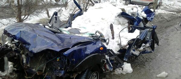 Последствия схода лавины на трассе Бишкек — Ош - Sputnik Кыргызстан