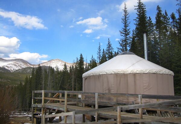 Юрта в государственном заповеднике Колорадо - Sputnik Кыргызстан