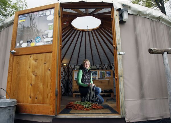 Юрта в Нью-Йорке - Sputnik Кыргызстан