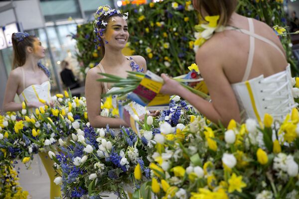 Крупнейшее цветочное шоу Нидерландов в Утрехте - Sputnik Кыргызстан