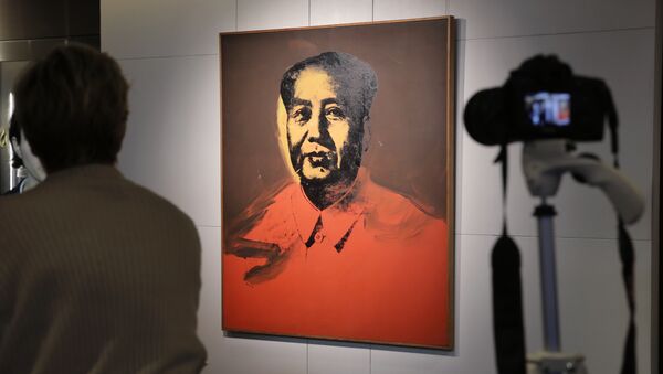 Кытай Эл республикасынын мурунку төрагасы Мао Цзедундун портрети - Sputnik Кыргызстан