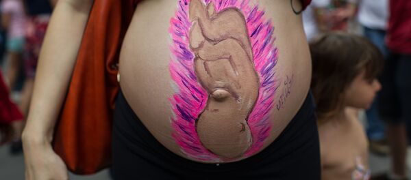 Демонстрация Движение за гуманизированное рождение в Сан-Паулу Демонстрация Движение за гуманизированное рождение в Сан-Паулу - Sputnik Кыргызстан