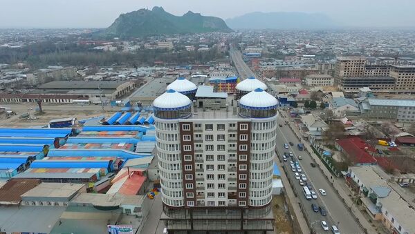 Пентхаус в виде четырех юрт на крыше 12-этажки в Оше - Sputnik Кыргызстан