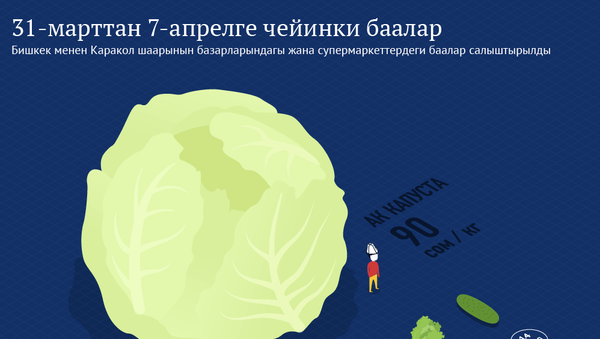 31-марттан 7-апрелге чейинки баалар - Sputnik Кыргызстан