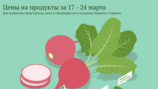 Цены на продукты за 17 - 24 марта - Sputnik Кыргызстан
