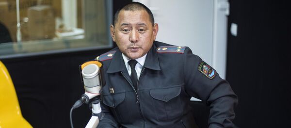 Начальник отдела розыска УПМ ГУВД Бишкека Ажыбек Майназаров - Sputnik Кыргызстан