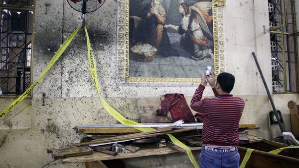 Серия взрывов в церквях в Египте - Sputnik Кыргызстан