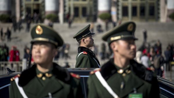 Сотрудники полиции Пекина - Sputnik Кыргызстан