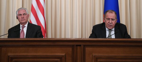 П/к министра иностранных дел РФ С. Лаврова и госсекретаря США Р. Тиллерсона - Sputnik Кыргызстан