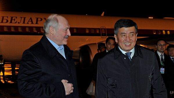 В Кыргызстан прибыл Президент Беларуси Александр Лукашенко - Sputnik Кыргызстан