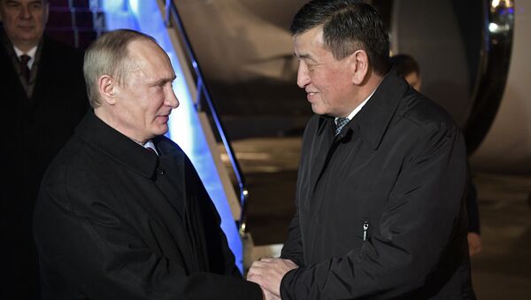Визит президента РФ В. Путина в Киргизию - Sputnik Кыргызстан