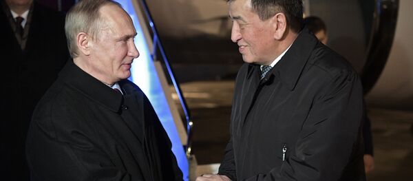 Визит президента РФ В. Путина в Киргизию - Sputnik Кыргызстан