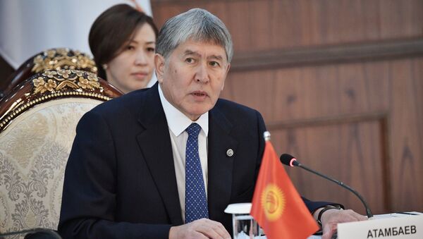 Президент Кыргызстана Алмазбека Атамбаева. Архивное фото - Sputnik Кыргызстан