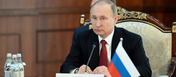 Россия президенти Владимир Путин Бишкектеги Евразиялык экономикалык жогорку кеңештин жыйынында - Sputnik Кыргызстан