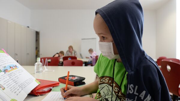 Пациент в детской онкологии. Архивное фото - Sputnik Кыргызстан