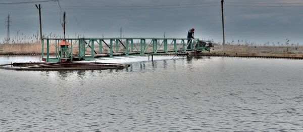 Работа отстойника в селе Пригородное - Sputnik Кыргызстан