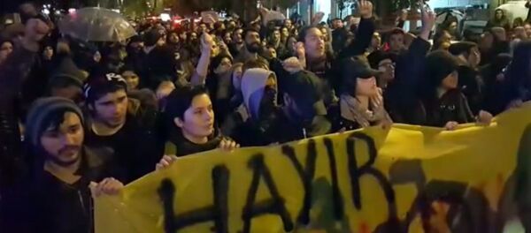 Протесты в Стамбуле против результатов референдума - Sputnik Кыргызстан