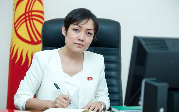 Жогорку Кеңештин депутаты Аида Касымалиева - Sputnik Кыргызстан